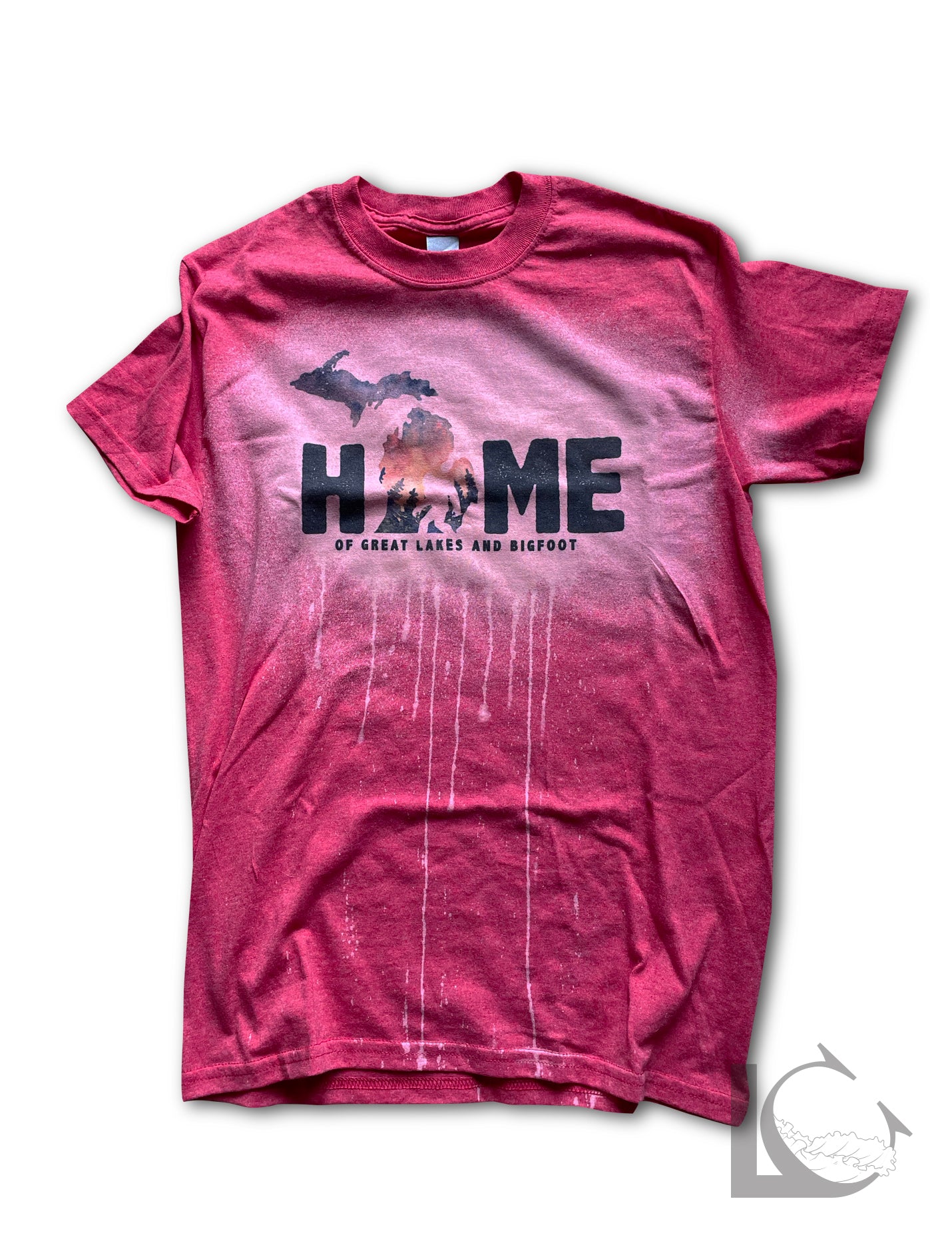 MI Bigfoot T-shirt Red Heather